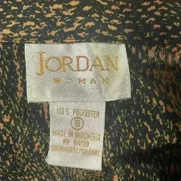 Women’s Black Long Sleeve Jordan Women Blouse - Picture 4 of 6